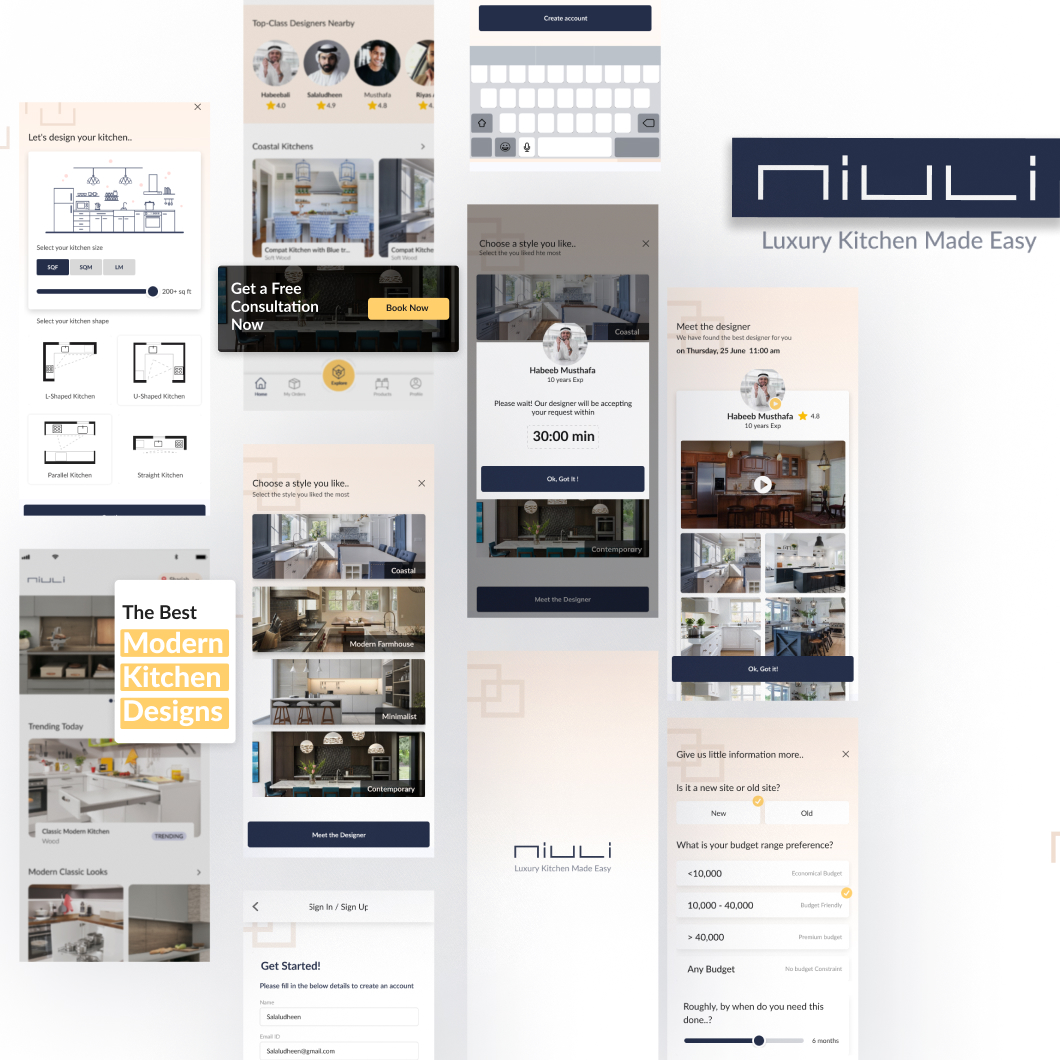 Online Kitchen Booking Platform - Codewave - Works
